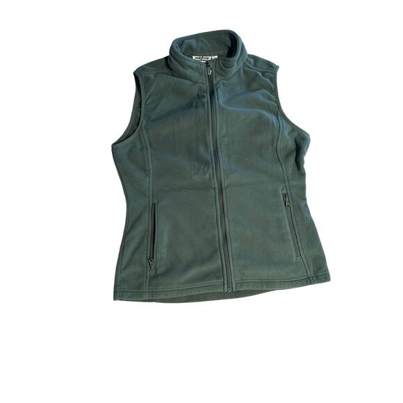 Outdoor Ventures Vest Womens Size Medium Grey Fleece hiking camping activewear - Picture 1 of 7